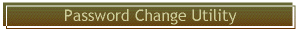 Password Change Utility